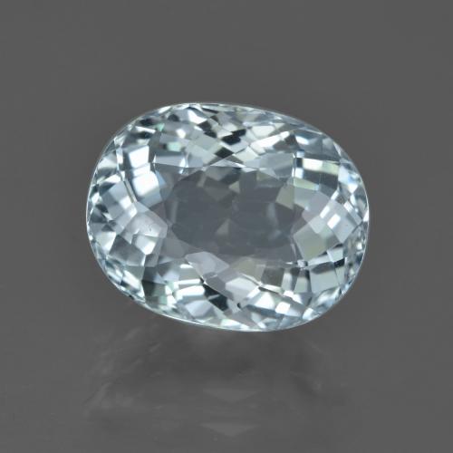 5.14ct 天然 浅水蓝色 蓝晶, 椭圆形, VVS