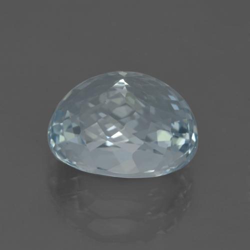 5.14克拉天然蓝晶，椭圆形，VVS