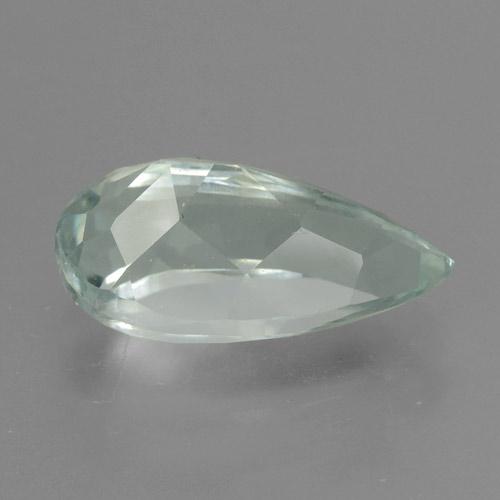 2.75克拉天然白色海蓝宝石，梨形，12.6×6.8毫米，VVS