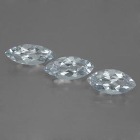 2.89天然海蓝宝石，马眼形，11×5.2毫米，VVS-VS