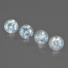 2.26克拉天然蓝晶，圆形切割，VS