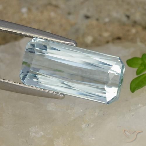 7.00克拉天然蓝晶，八边形，VVS