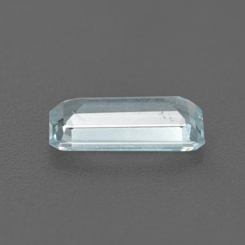 1.11克拉天然海蓝宝石，祖母绿式切割，10×4.7毫米，VS-SI
