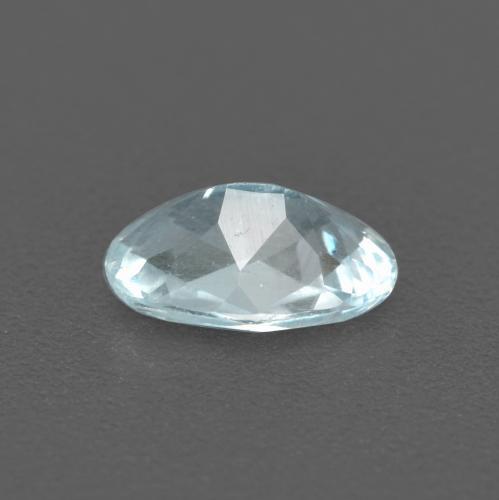 0.43克拉天然海蓝宝石，椭圆形切割，6.3×4.3毫米，VS