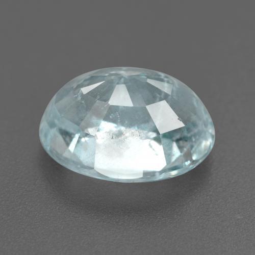 7.07克拉天然海蓝宝石，椭圆形切割，14×10.6毫米，VS-SI