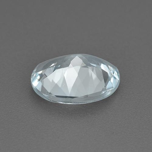1.20克拉天然海蓝宝石，椭圆形切割，8.5×6.7毫米，VVS