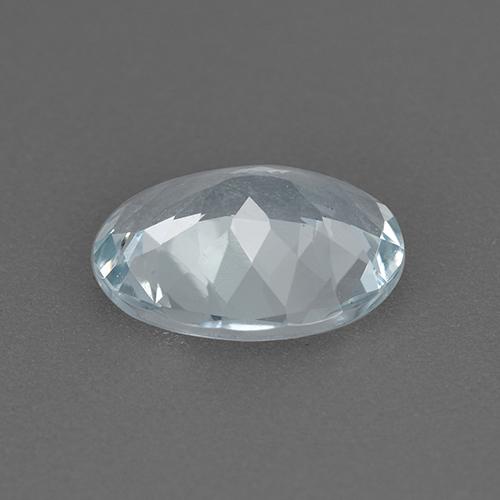 1.38克拉天然海蓝宝石，椭圆形切割，9.1×7.2毫米，VVS