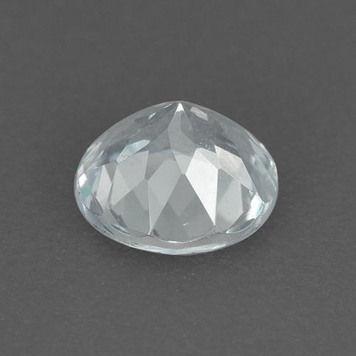0.70克拉天然白色海蓝宝石，圆形切割，5.93毫米，VVS-VS