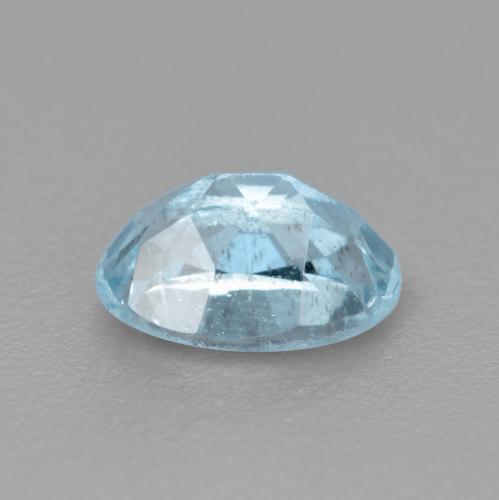 0.47克拉天然海蓝宝石，椭圆形切割，6.1×4.1毫米，VS-SI