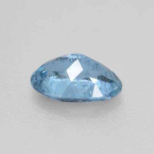 0.44克拉天然海蓝宝石，椭圆形切割，6.1×4.2毫米，VS-SI