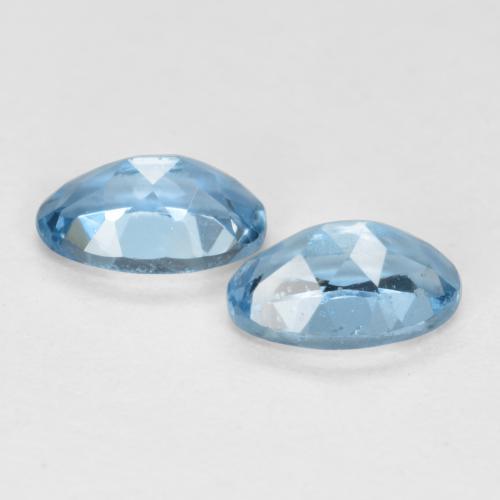0.45天然海蓝宝石，椭圆形切割，5.1×3.2毫米，VS-SI