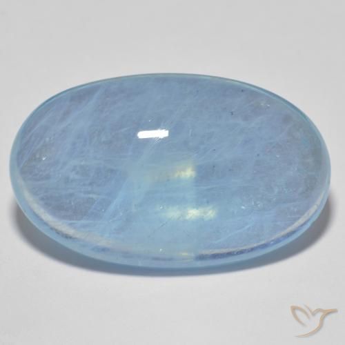 21.62ct 天然 蓝色 蓝晶, 椭圆形, 透明