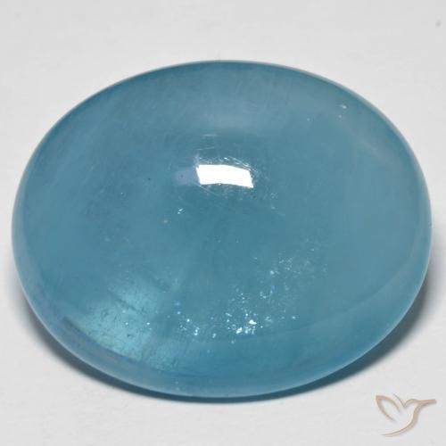 42.60ct 天然 水蓝 蓝晶, 椭圆形, 透明