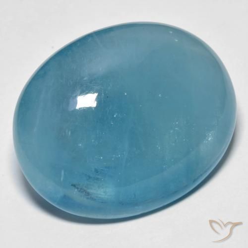 42.60克拉天然蓝晶，椭圆形，透明