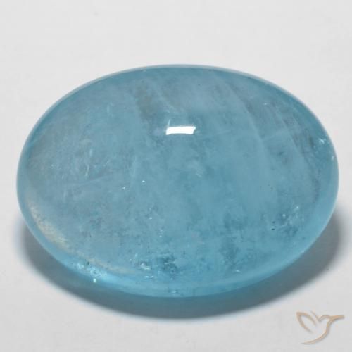 56.63ct 天然 耶鲁蓝 蓝晶, 椭圆形, 透明