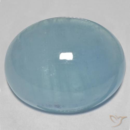 41.14ct 天然 绿蓝色 蓝晶, 椭圆形, 透明