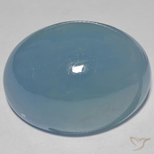 63.50克拉天然蓝晶，椭圆形，半透明