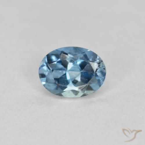 0.17ct 天然 蓝色 蓝晶, 椭圆形, VS