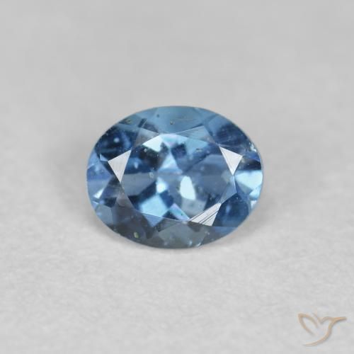 0.31ct 天然 深蓝色 蓝晶, 椭圆形, VS