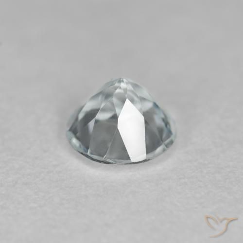 0.40克拉天然蓝晶，圆形的，VS