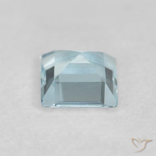 0.22克拉天然蓝晶，正方形，VVS