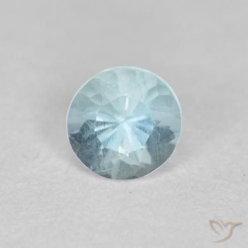 0.31ct 天然 淡蓝色 蓝晶, 圆形的, VS-SI