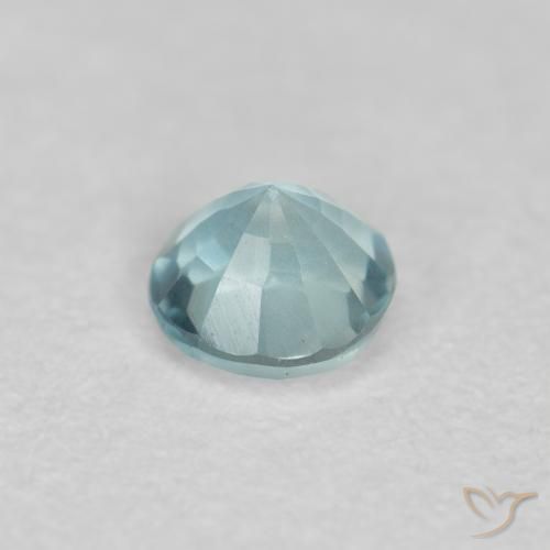 0.18克拉天然蓝晶，圆形的，VS-SI