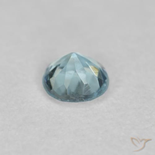 0.20克拉天然蓝晶，圆形的，VS-SI