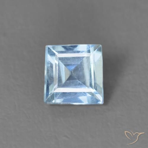 0.17ct 天然 玛雅蓝 蓝晶, 正方形, VS