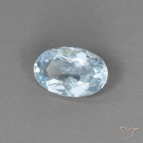 0.30ct 天然 浅蓝色 蓝晶, 椭圆形, VS