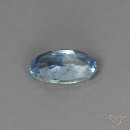 0.24克拉天然蓝晶，椭圆形，VS