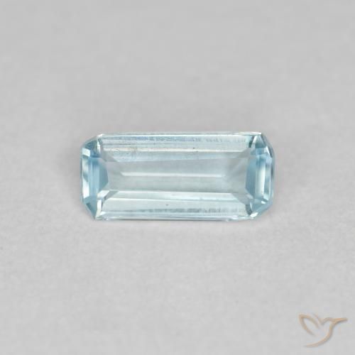 0.33ct 天然 浅蓝色 蓝晶, 祖母绿式切割, VS