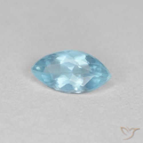 0.33ct 天然 淡蓝色 蓝晶, 榄尖形, VS