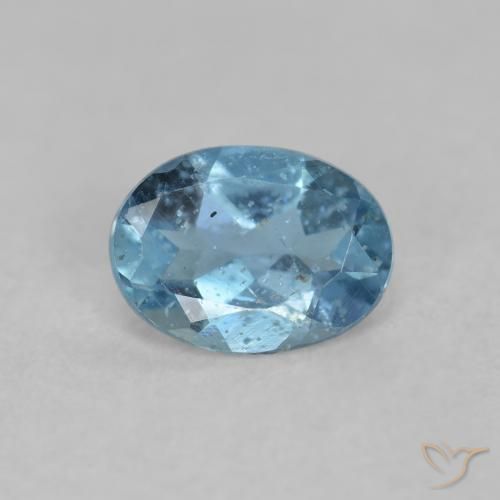 0.25ct 天然 深蓝色 蓝晶, 椭圆形, VS-SI