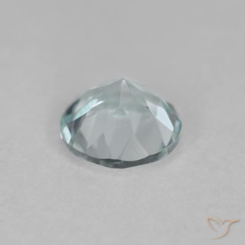 0.43克拉天然蓝晶，圆形的，VVS-VS