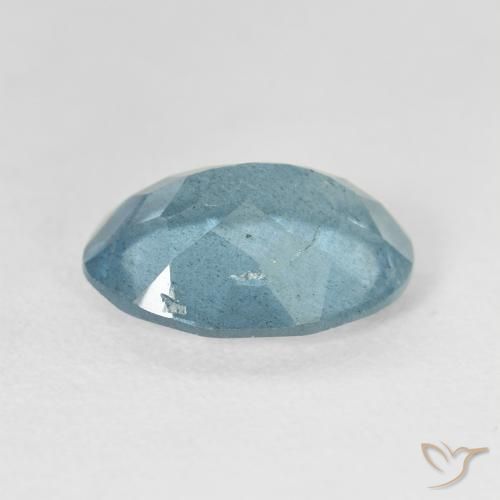 4.03克拉天然蓝晶，椭圆形，VS-SI