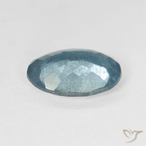 3.43克拉天然蓝晶，椭圆形，VS-SI