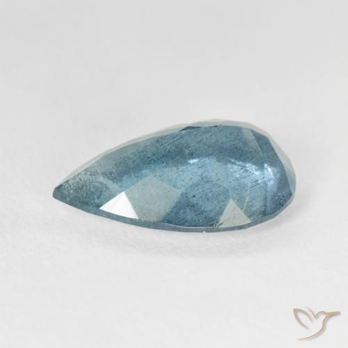5.21克拉天然海蓝宝石，梨形，16×10.4毫米，VS-SI