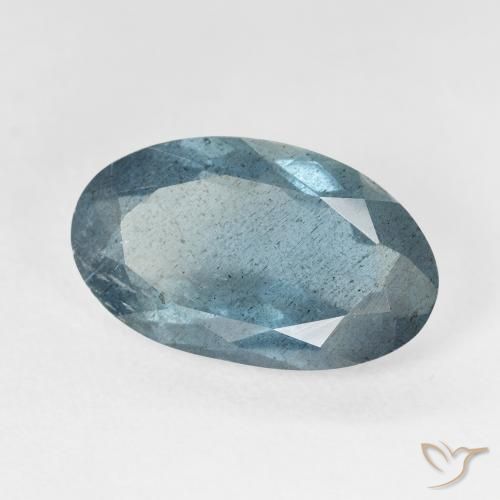 5.79克拉天然蓝晶，椭圆形，VS-SI