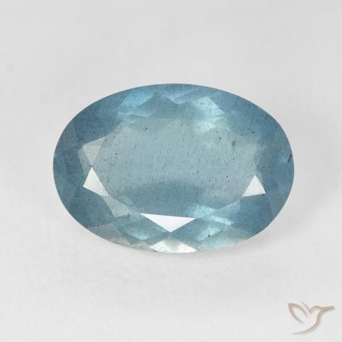 5.24ct 天然 浅绿蓝 蓝晶, 椭圆形, VS-SI
