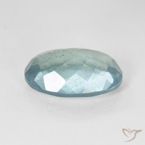 5.24克拉天然蓝晶，椭圆形，VS-SI