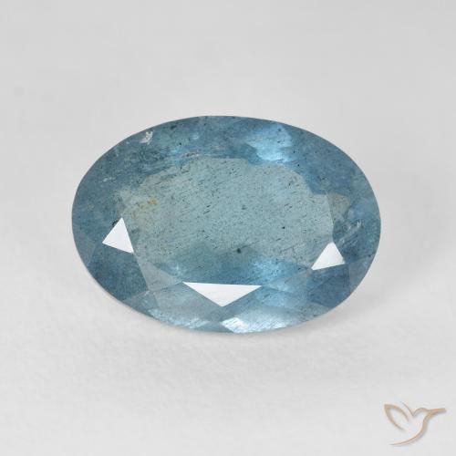 5.63ct 天然 浅蓝色 蓝晶, 椭圆形, VS-SI