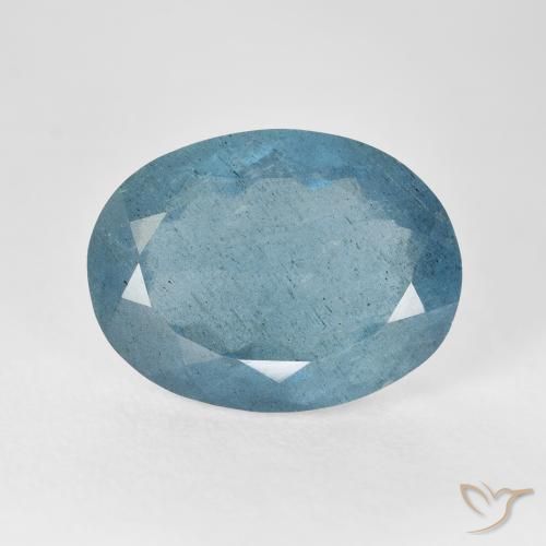 9.08ct 天然 浅蓝色 蓝晶, 椭圆形, VS-SI