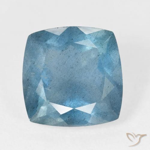 6.26ct 天然 蓝绿色 蓝晶, 软垫, VS-SI