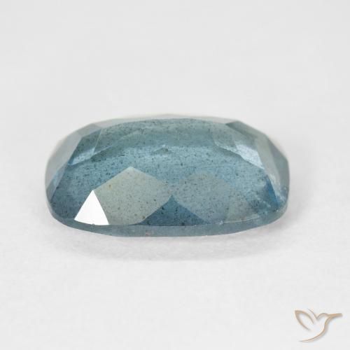 5.26克拉天然绿松石海蓝宝石，垫形剪裁，13.7×10毫米，VS-SI