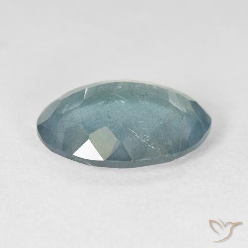 6.36克拉天然蓝晶，椭圆形，VS-SI