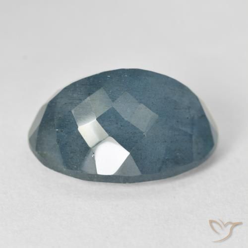 14.32克拉天然海蓝宝石，椭圆形切割，18.5×13毫米，半透明