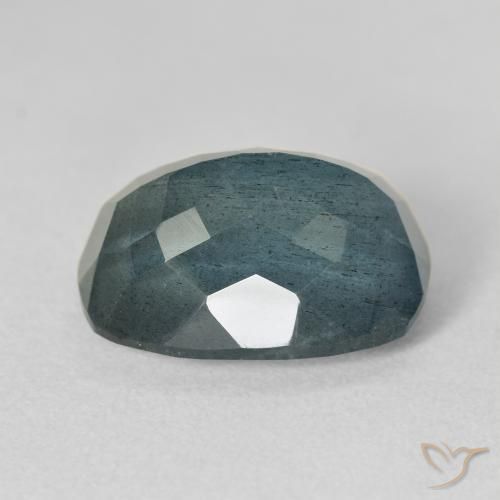 9.84克拉天然海蓝宝石，垫形剪裁，15.6×11毫米，VS-SI