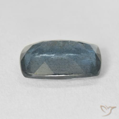 4.67克拉天然海蓝宝石，垫形剪裁，13.5×9毫米，VS-SI