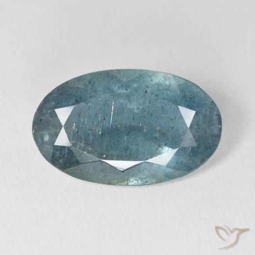 5.60ct 天然 蓝绿色 海蓝宝石, 椭圆形, VS-SI, Photo A